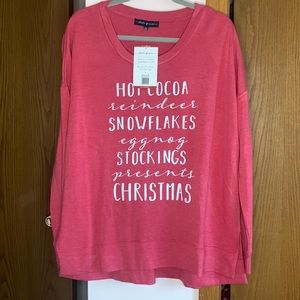 NWT womens  Christmas sweatshirt.